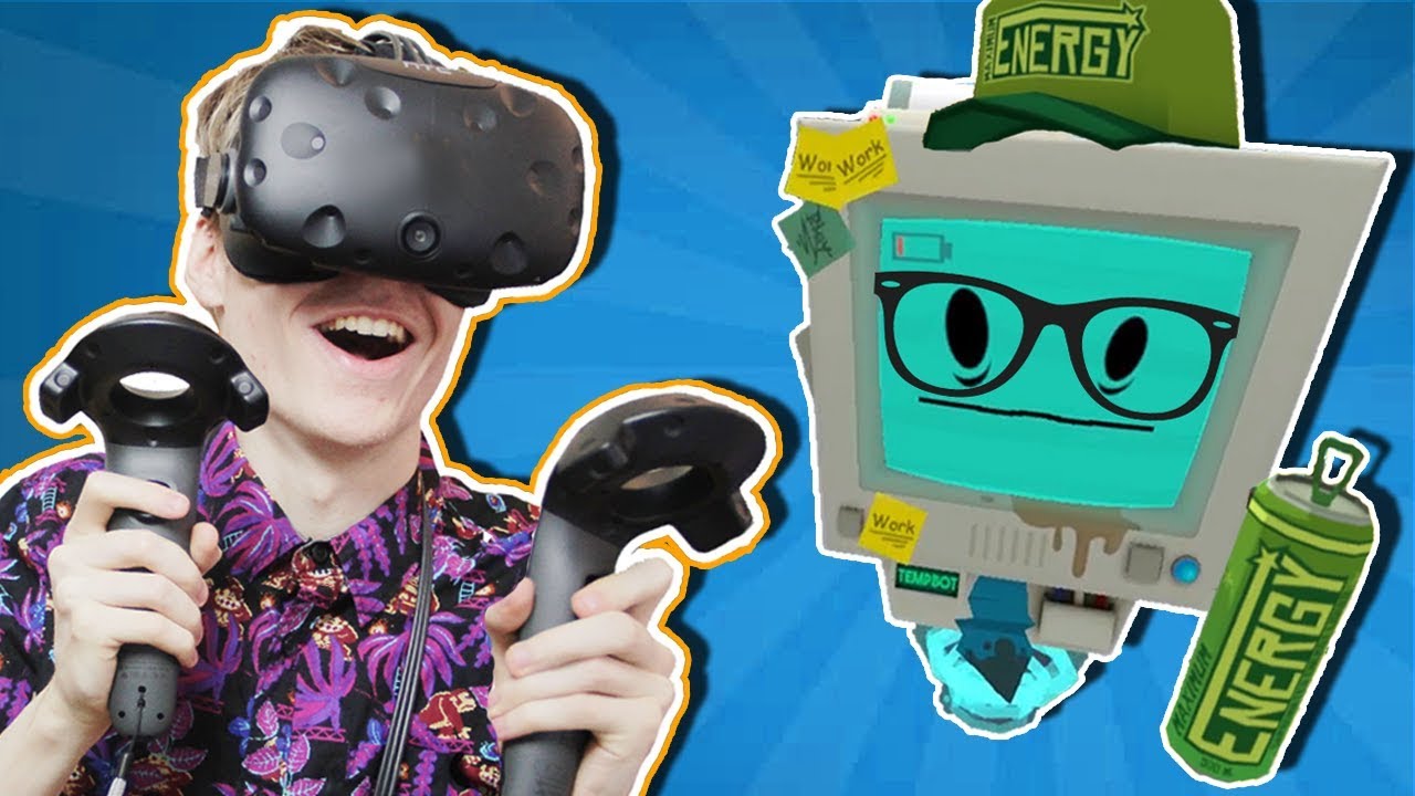 VIRTUAL REALITY FIDGET SPINNER!? Job Simulator VR Infinite Overtime