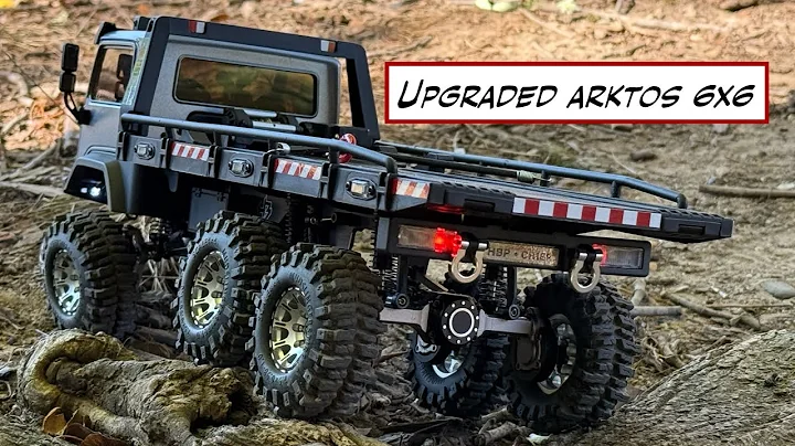 A Look at the 1st Fully Upgraded Arktos 6x6 #arktos6x6 #mini16 #hobbywingfusion #hobbyplus