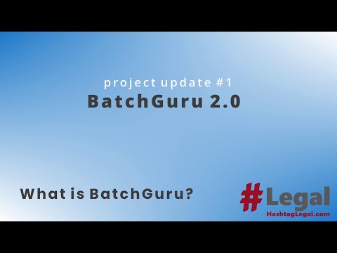 What is BatchGuru? (new/old project) // Batchguru Project Update 1