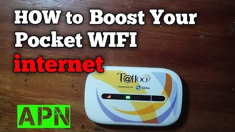 How to boost and make fast your globe pocket WiFi internet using new APN