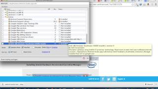 Installing HAXM Android Emulator