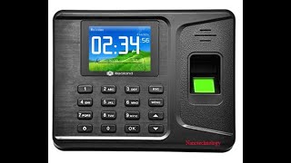 Finger print attendance software setup guide for finger rfid card password Realand Attendance Device screenshot 5