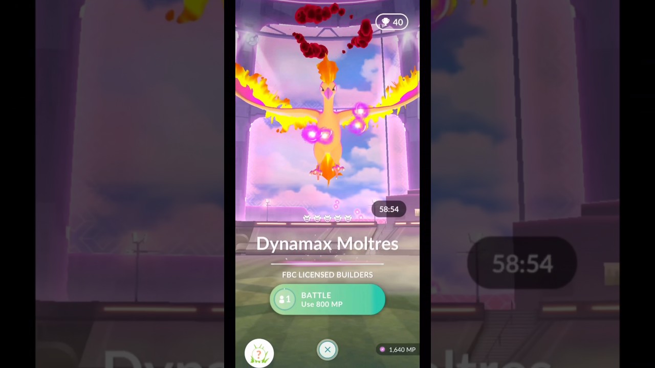 First Ever Dynamax Moltres Raid in 