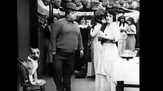 Fatty's Faithful Fido (1915) Roscoe Arbuckle, Minta Durfee, Al St. John