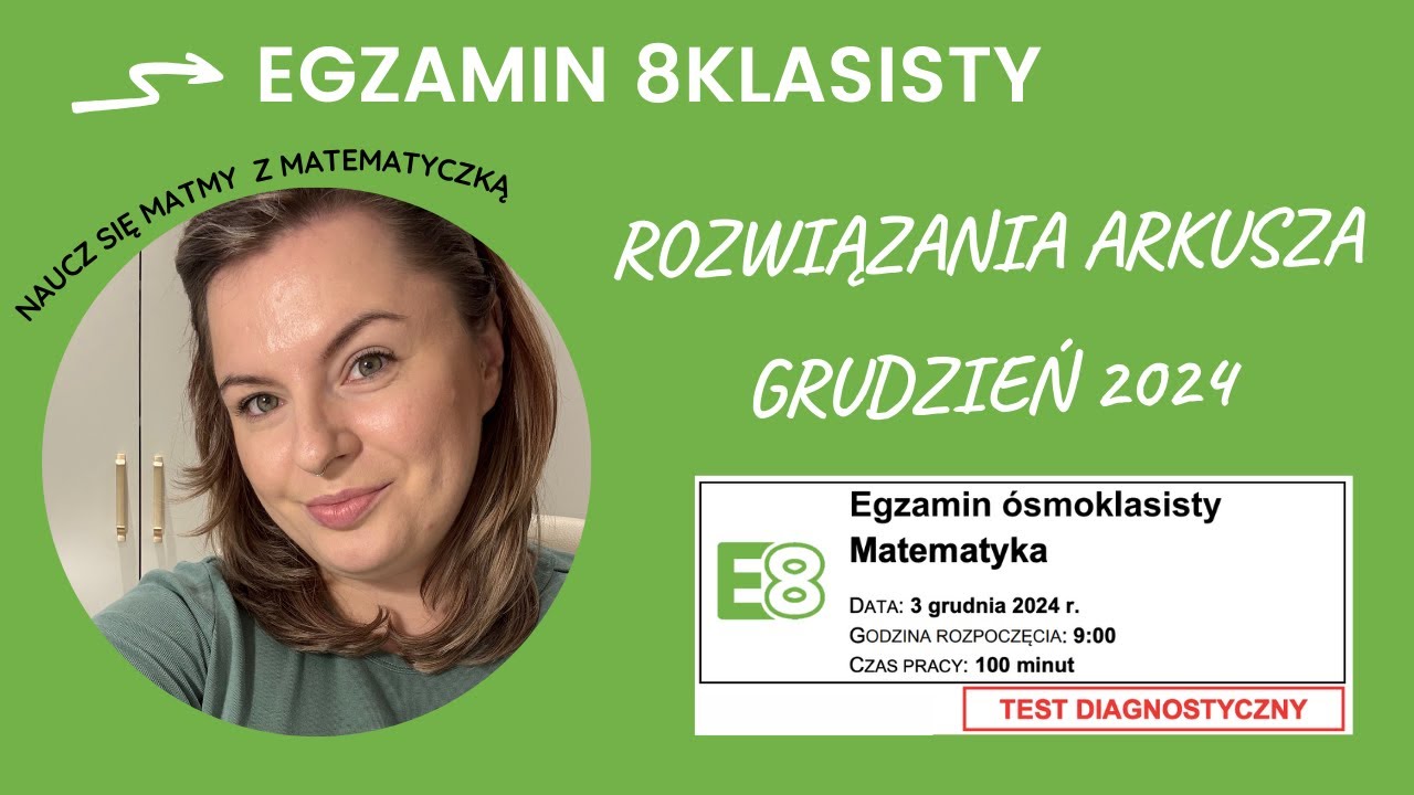 Rozwiązanie arkusza: próbny egzamin ósmoklasisty CKE grudzień 2024