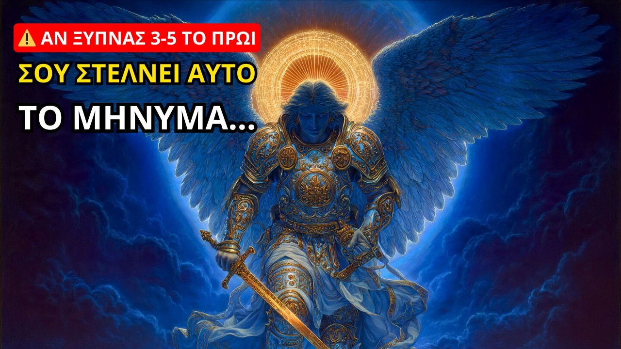 Αρχάγγελος Μιχαήλ: Αν ξυπνάς μεταξύ 3 και 5 το πρωί, σου στέλνει ΑΥΤΟ το μήνυμα – ΜΗΝ το αγνοείς!