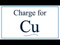 Copper Ion Charges and Oxidation States