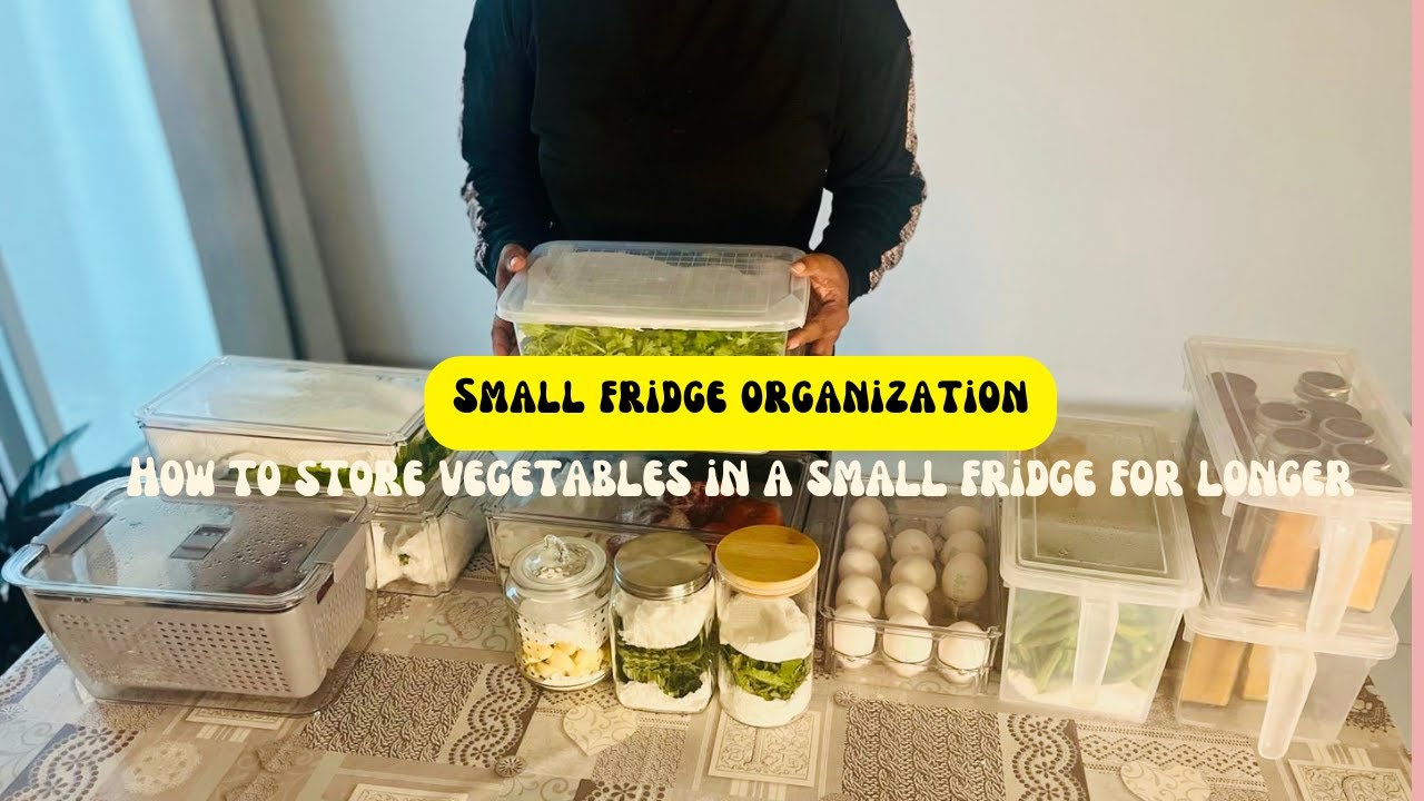 How to store vegetables in a small fridge | TIPS & TRICKS to make your vegetables last longer