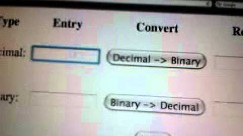 Binary to Decimal Converter - JavaScript