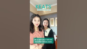 Get your Chinese name - Learn Chinese with Keats #learnchinese #studychinese #chinesename #keats