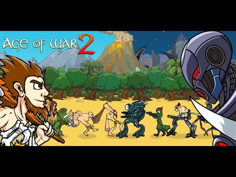 Прохождение Age of War 2 на максимальной сложности