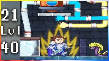 Hero Pipe Rescue: Water Puzzle - Gameplay Walkthrough - Levels 21-40