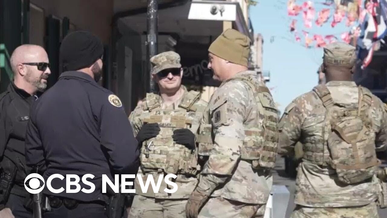 National Guard troops arrive in New Orleans ahead of New Year's celebrations