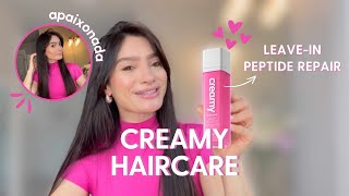 CREAMY agora é HAIRCARE | LEAVE- IN PEPTIDE REPAIR | THAMIRES NASCIMENTO