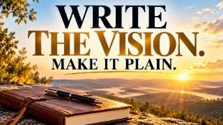 WRITE THE VISION  MAKE IT PLAIN  2