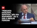 “Pergunta excelente, deputado, não vou responder”, diz G. Dias a Nikolas Ferreira | LIVE CNN