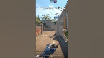 fast molly playground for CS2 Overpass #cs2 #counterstrike #shorts