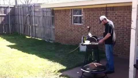 plane crash at BBQ-fun