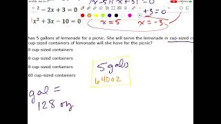 How to convert GALLONS to OUNCES - TSIA PRACTICE PROBLEM