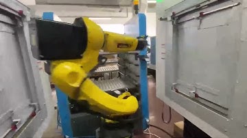 Two Brother S500X2 Machine Tending Application With Cubebox Blues DR