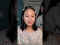 Doing makeup on my college-going sister.