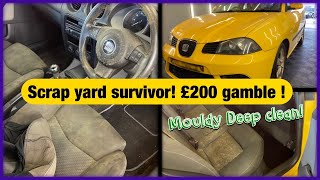 Disgusting car clean! £200 scrap car rescue