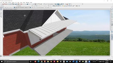 A alternate solution for a porch roof in Pro 2018 (er X12)