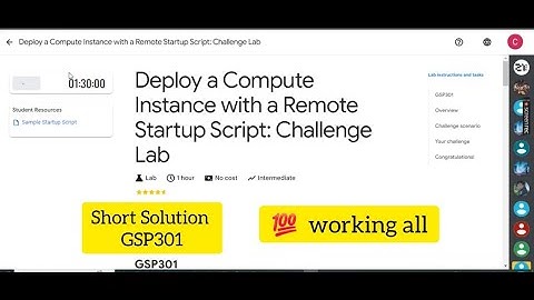 Deploy a Compute Instance with a Remote Startup Script Challenge Lab|Arcade Certification Zone April