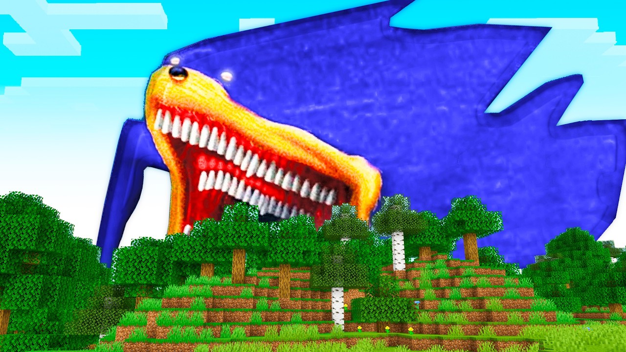 ENCONTREI o TERRÍVEL SHIN SONIC no Minecraft