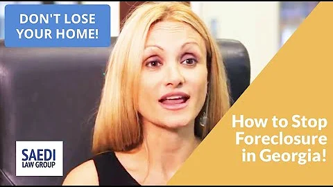 How Can You Stop A #Foreclosure in #Georgia? Georgia Bankruptcy Attorney Guide