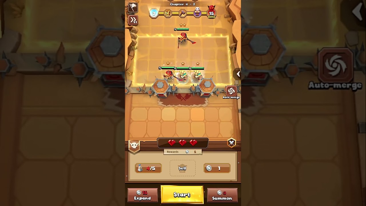 Merge Hero Rush Gameplay