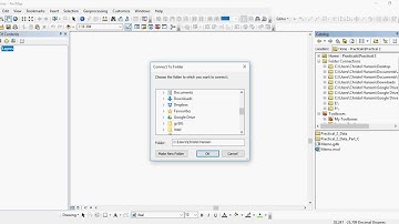 ArcMap Setting up a folder connection