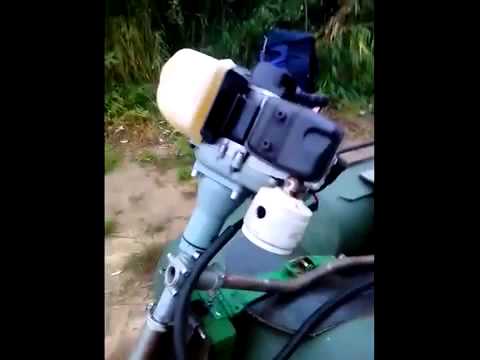 как сделать из косилки лодочный мотор видео как сделать из косилки лодочный мотор видео