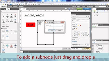 Navigation Widgets in Justinmind