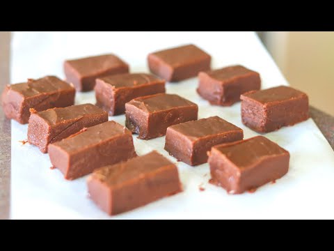 two-ingredient-chocolate-fudge