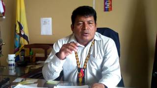 Indigenous President of the Shuar signs the Nature Nations Declaration of Independence