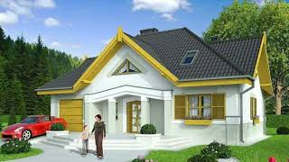 22 🔴 Diseños de fachadas de casas modernas pequeñas y bonitas