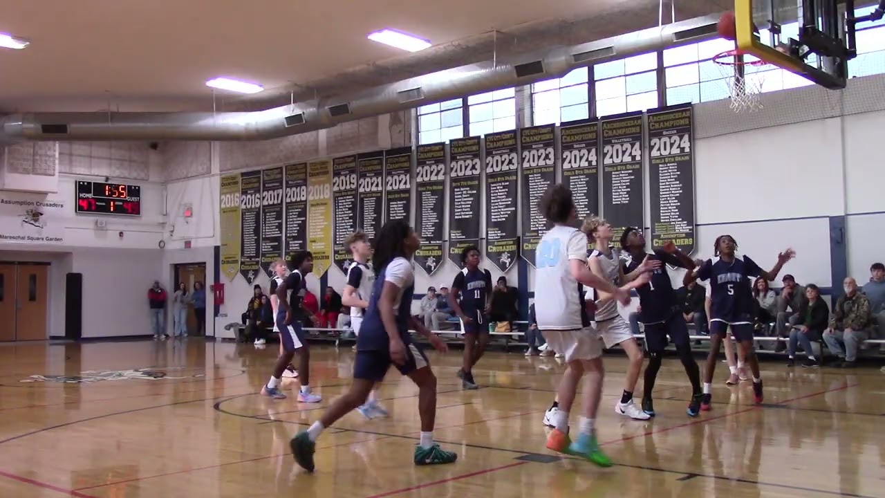 26/01/17.4 - Assumption 8th grade basketball