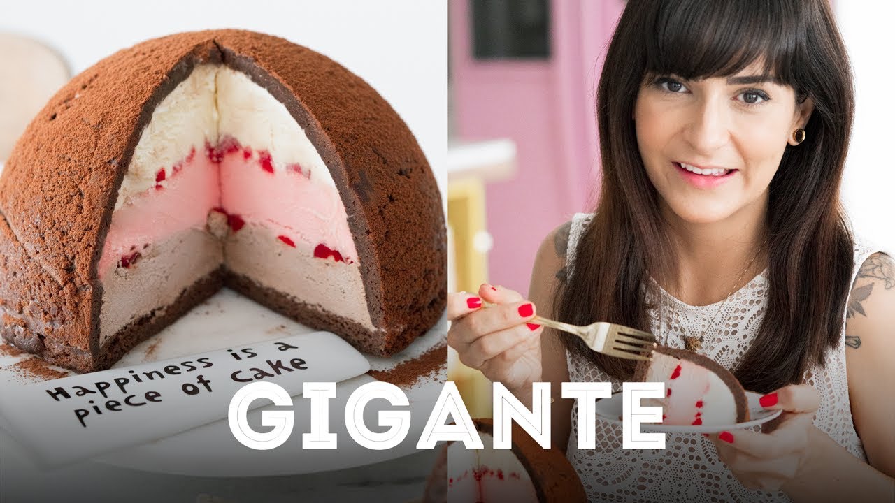 BOMBOM GIGANTE DE SORVETE E BROWNIE AKA BROWNIE ALASKA - DANI NOCE RECEITA