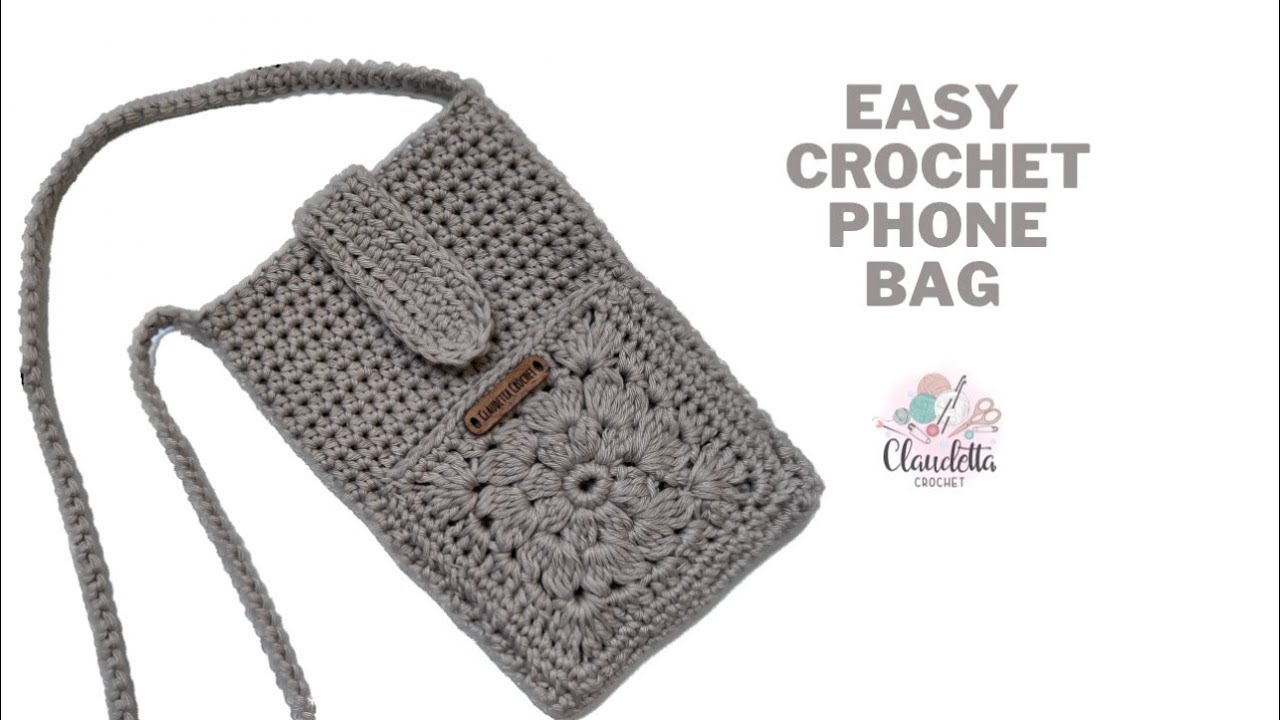 Handmade Phone Cover / Crossbody Mini Small Cell Phone Purse / All Colours  available