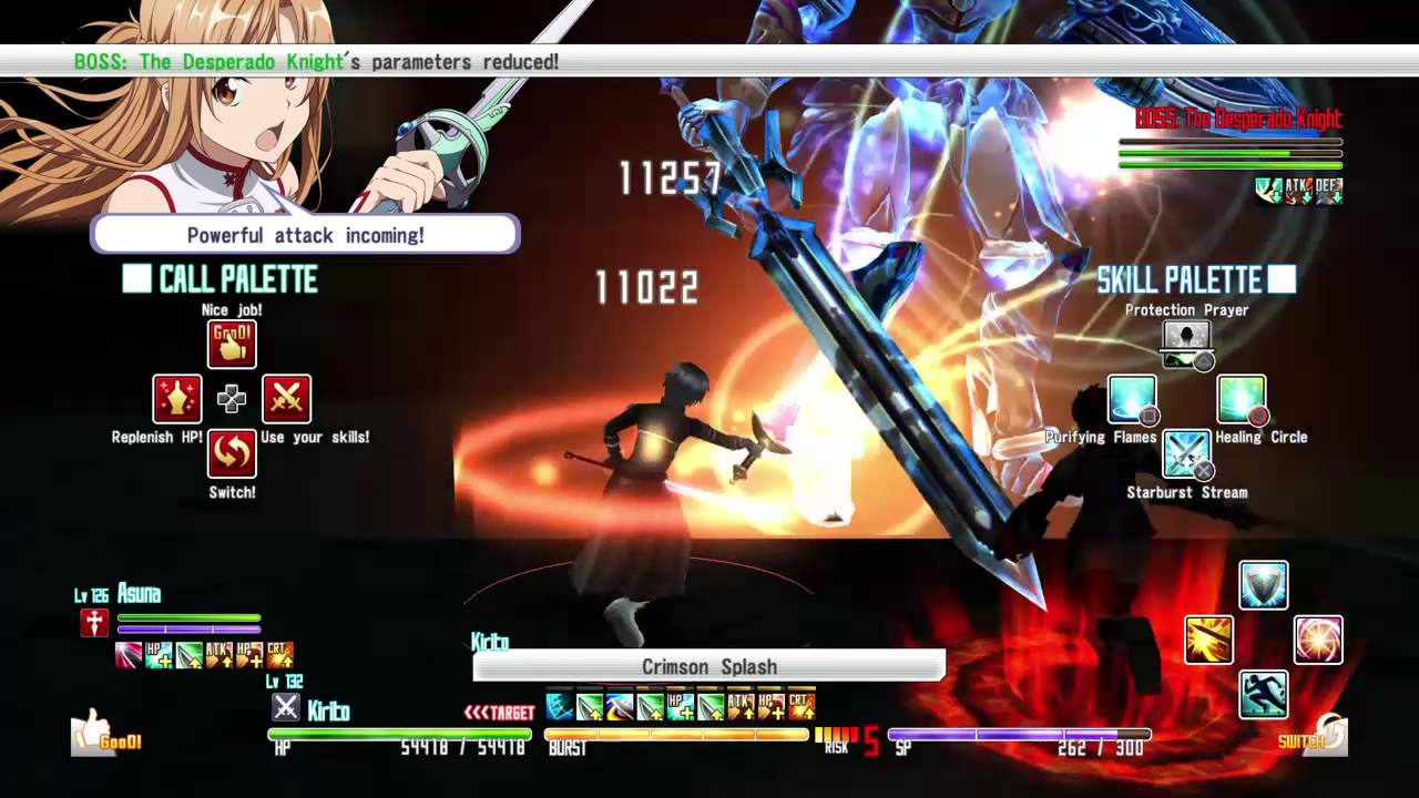 SWORD ART ONLINE Re Hollow Fragment Boss Floor 96 YouTube