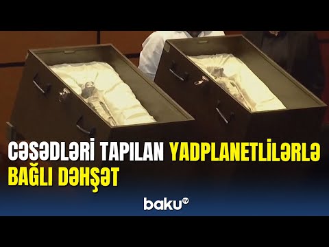 Peruda tapılan iki yadplanetli cəsədi nümayiş edildi