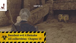 Resident evil 4 remake Chapter 15 Collectibles, treasures, castellan and merchant request