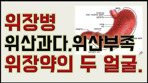 건강강의-위장병-위산과다-위산부족-위장약의 두얼굴