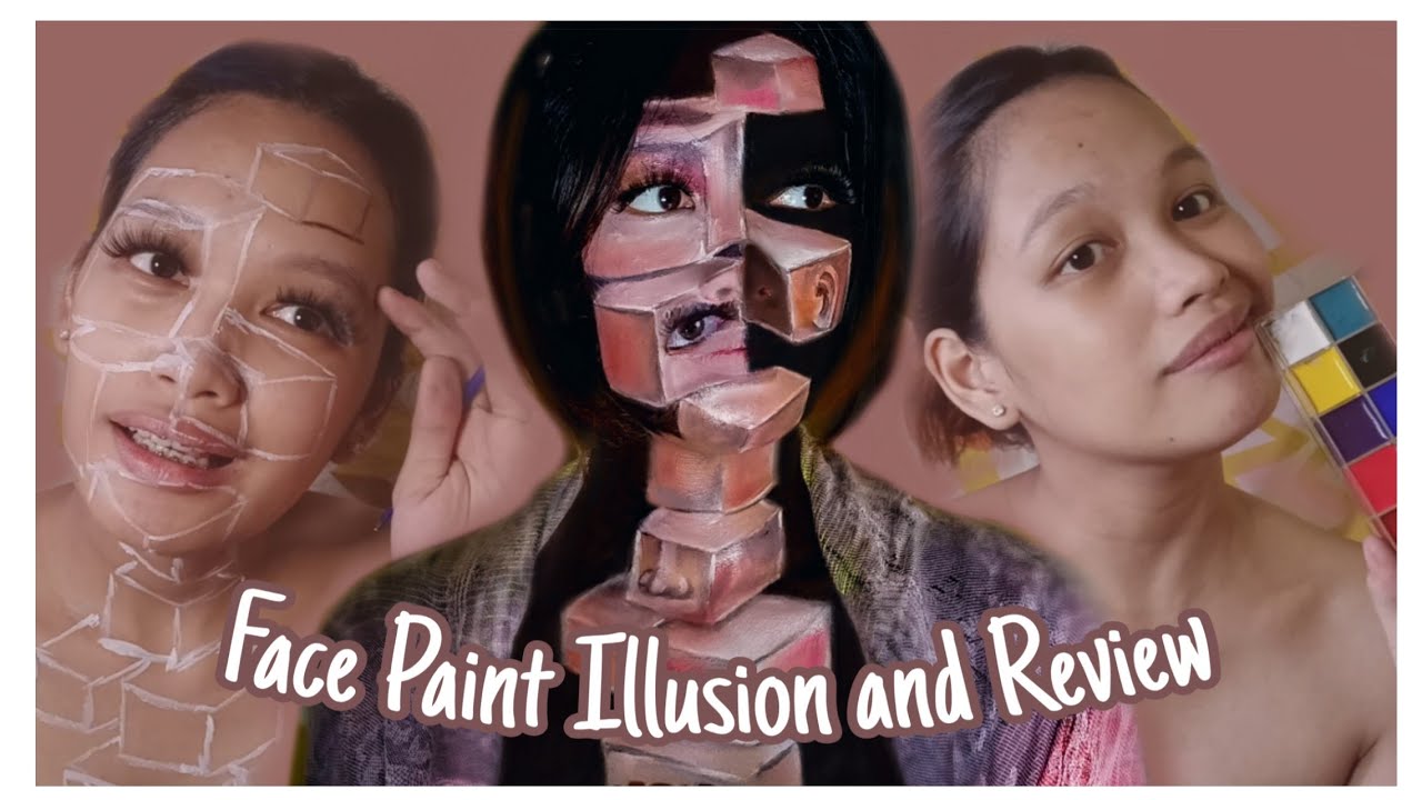 FACE PAINT ILLUSION — FACE PAINT REVIEW Ang oily besh! — VLOG#46