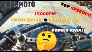 1500RPM Center and Clutch Spring on Mio i125 ! 75kg Rider! | Buying Engine oil on YAMAHA!