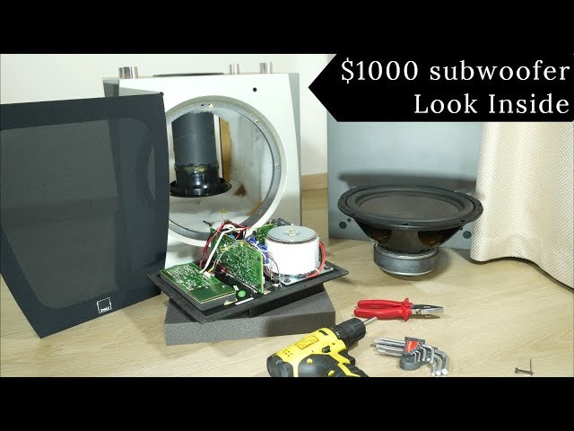 Look inside $1000 Dali IKON active subwoofer - What's Inside