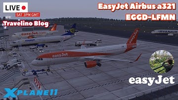Self Loading Cargo Plugin! | XP11 LIVE | Tollis Airbus A321 | Bristol - Nice