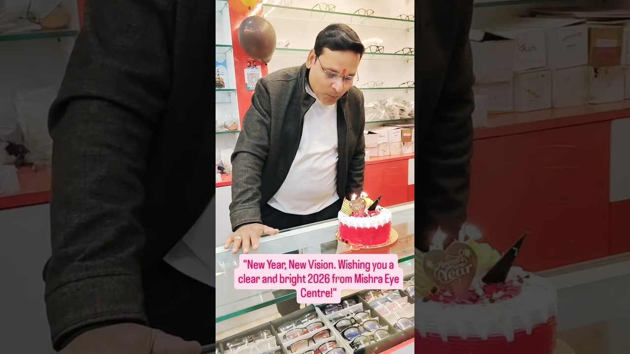 "New Year, New Vision. Wishing you a bright and clear 2026 from all of us at Mishra Eye Center. ✨"