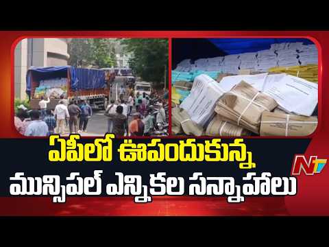 Municipal Elections Preparations: Material Distribution Process Begins | AP | NTV Telugu - NTVTELUGU